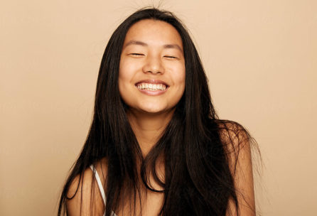 Asian Woman Smiling